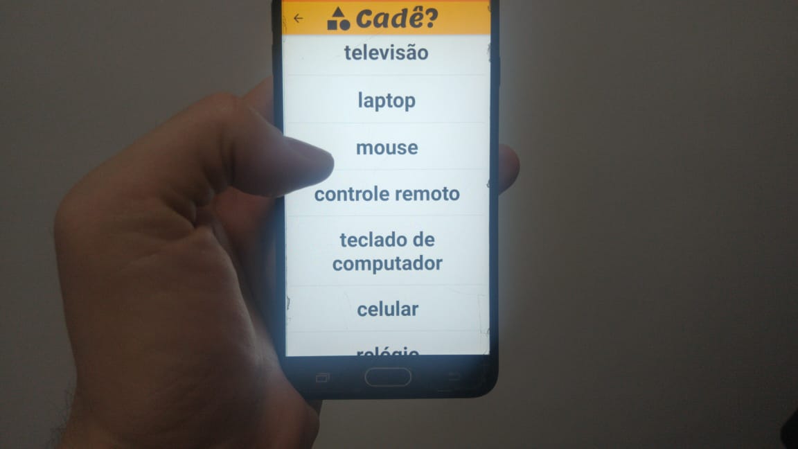 Aluno cria app para deficientes visuais