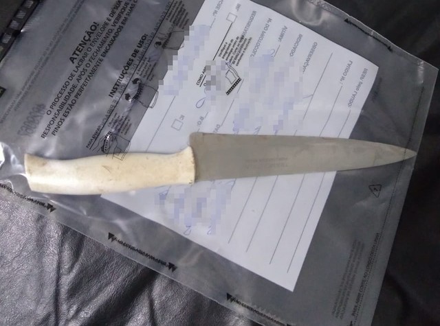 Homem é preso após esfaquear esposa