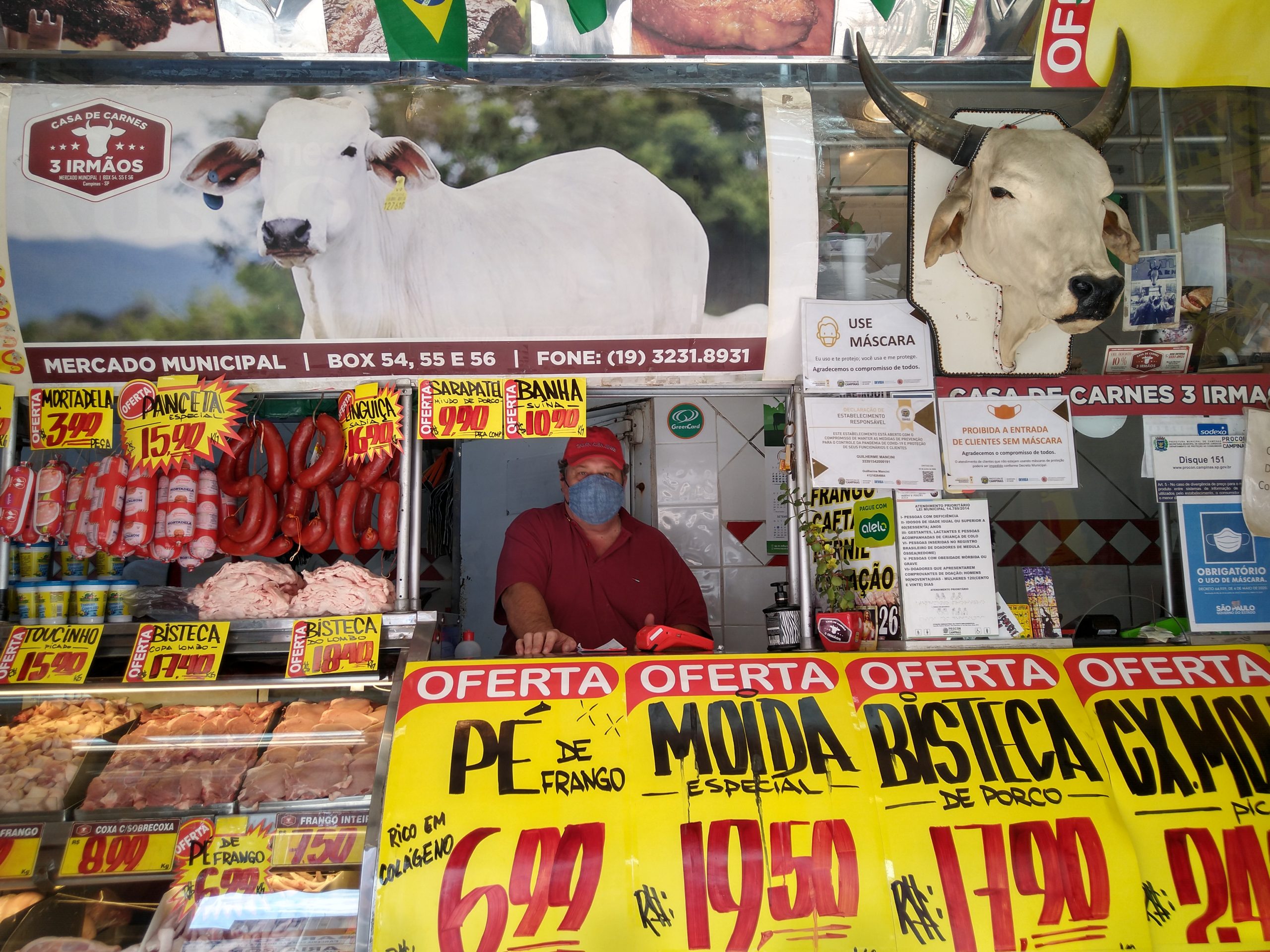Preço da carne assusta comerciantes e clientes