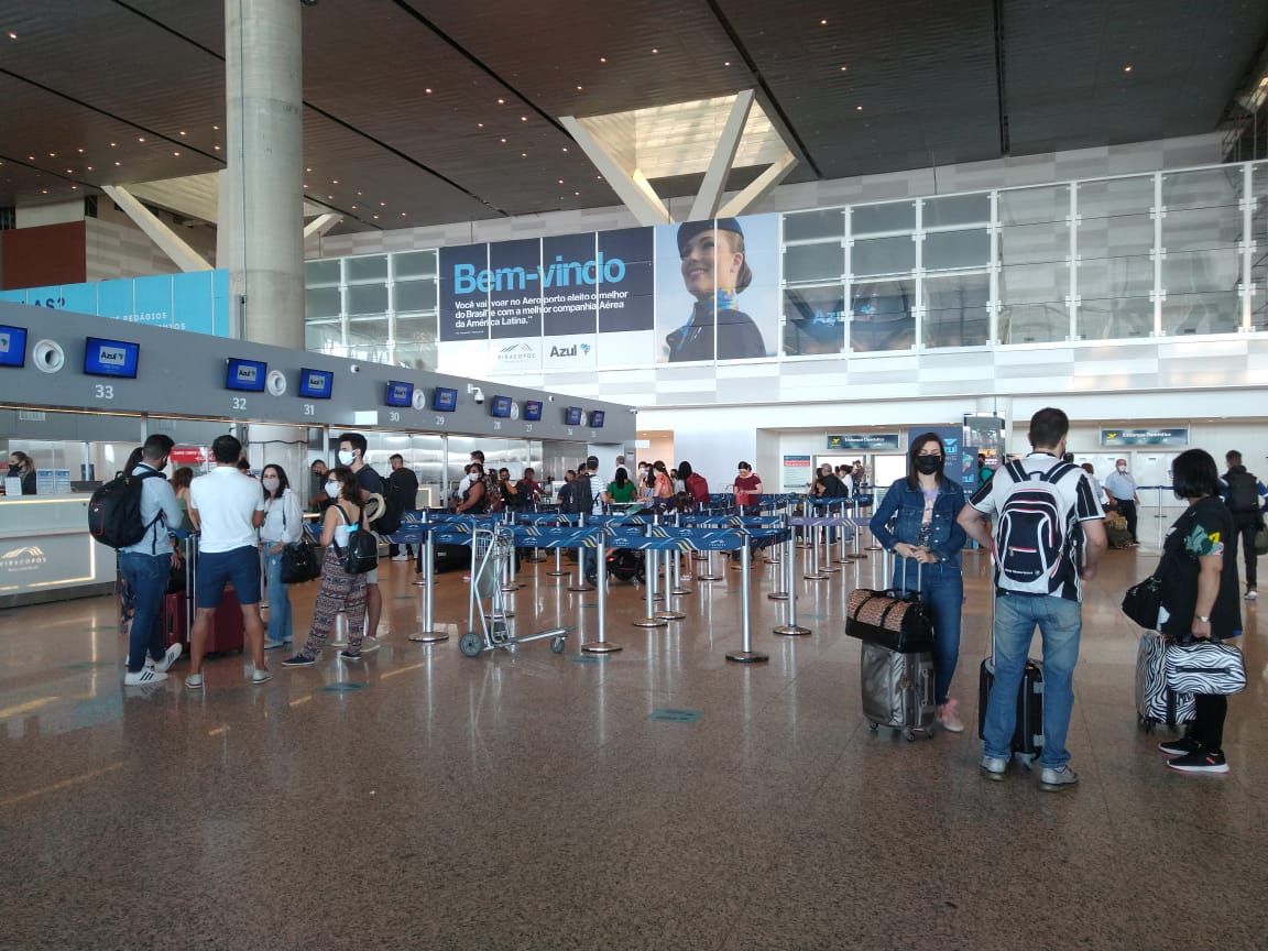 Viracopos tem alta em número de passageiros