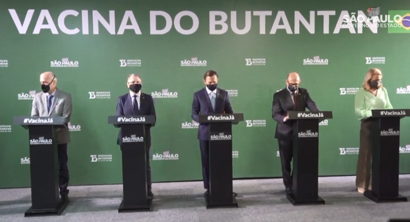 Com 78% de eficácia, Butantan pede uso emergencial da CoronaVac