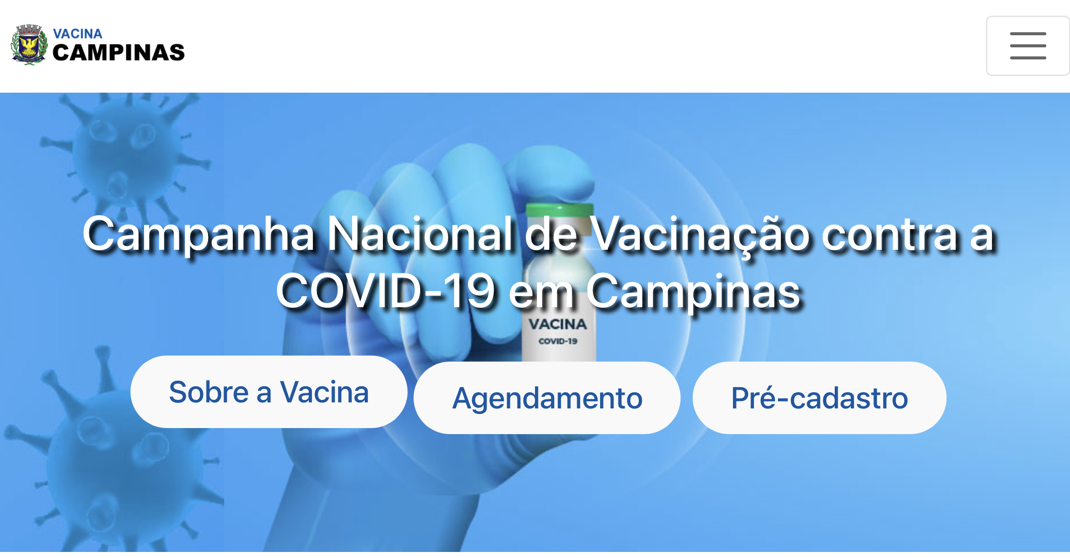 Campinas lança site especial sobre vacinas