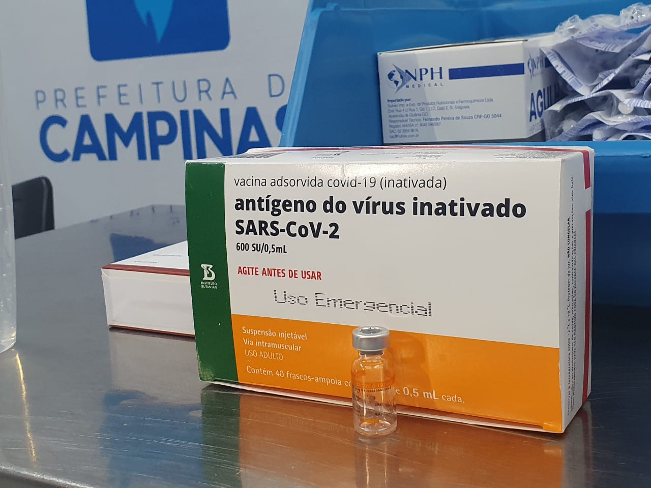 Estado pretende vacinar paulistas até o fim do ano