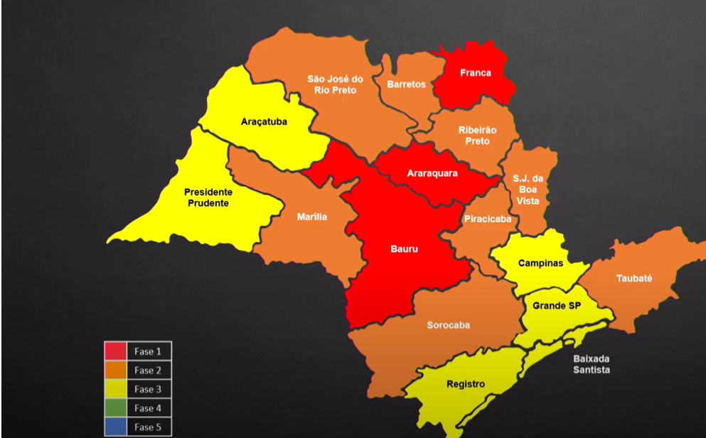 Campinas segue com indicadores de fase amarela