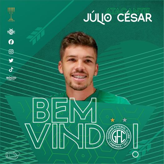 Guarani acerta contratação de mais um atacante
