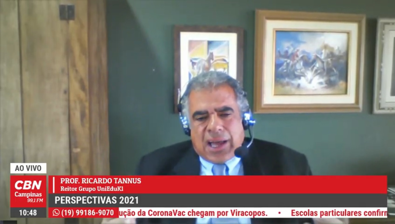 Perspectivas 2021 – Ricardo Tannus, reitor UniEduK1
