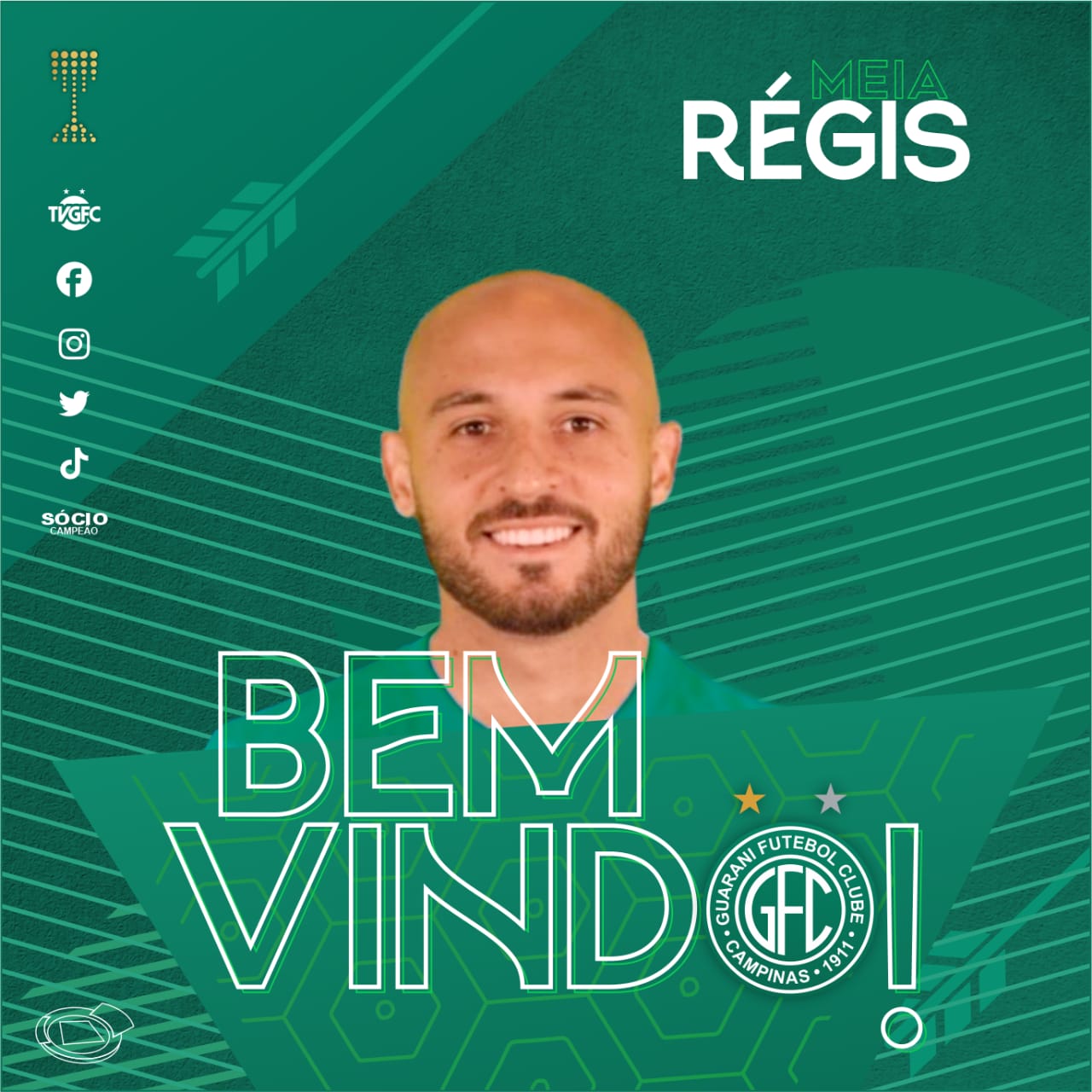 Guarani acerta contratação do meia Régis