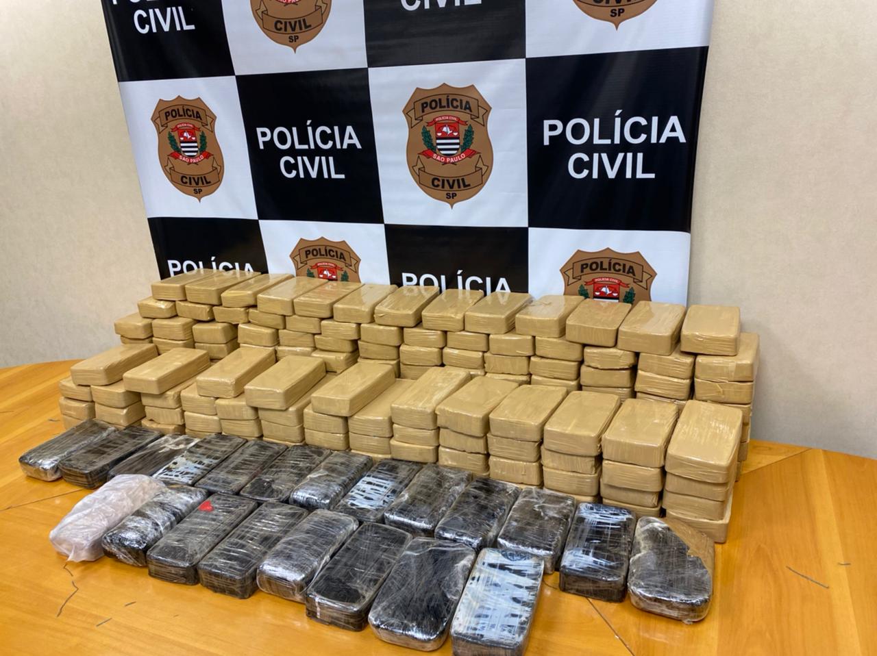 Polícia Civil apreende mais de meia tonelada de drogas na região em abril