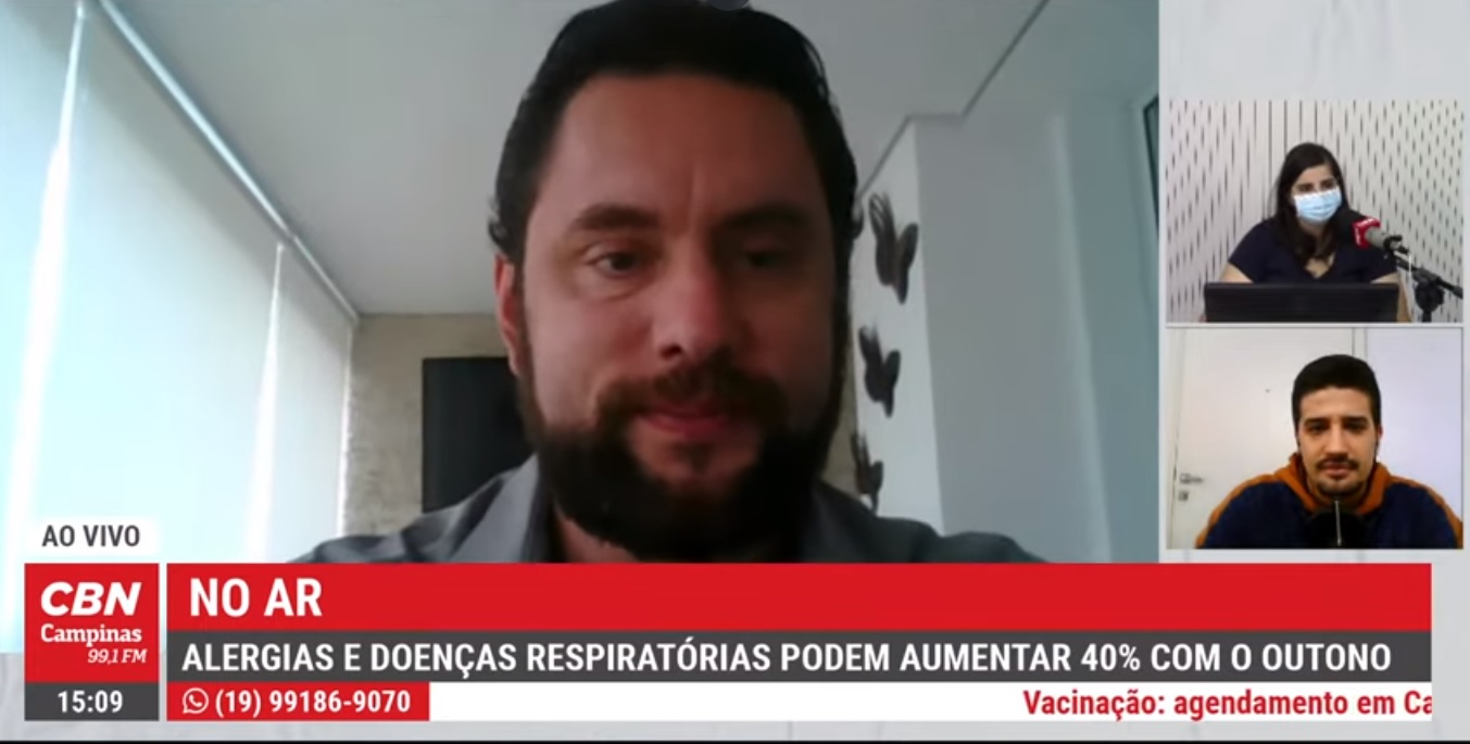 Alergias e doenças no outono: doutor Alexandre Colombini