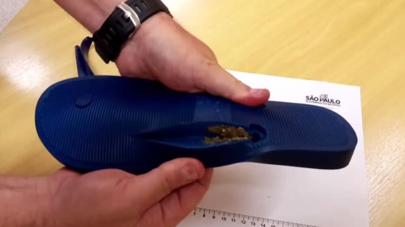 Chinelo com maconha é enviado a detento em Americana