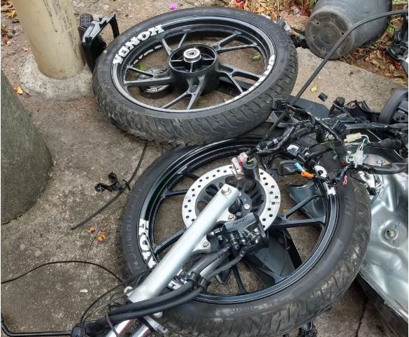 Desmanche de motos é desmantelado em Campinas