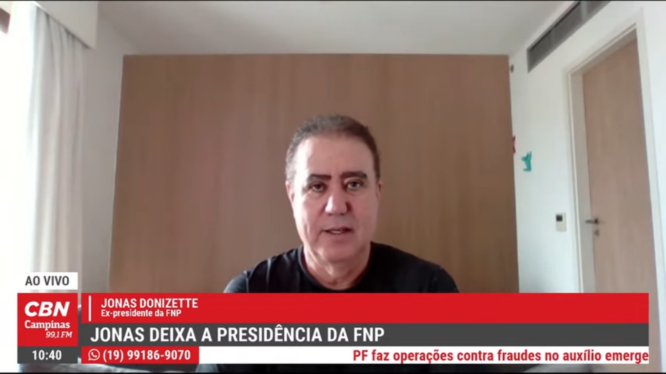 Jonas avalia período no comando da FNP