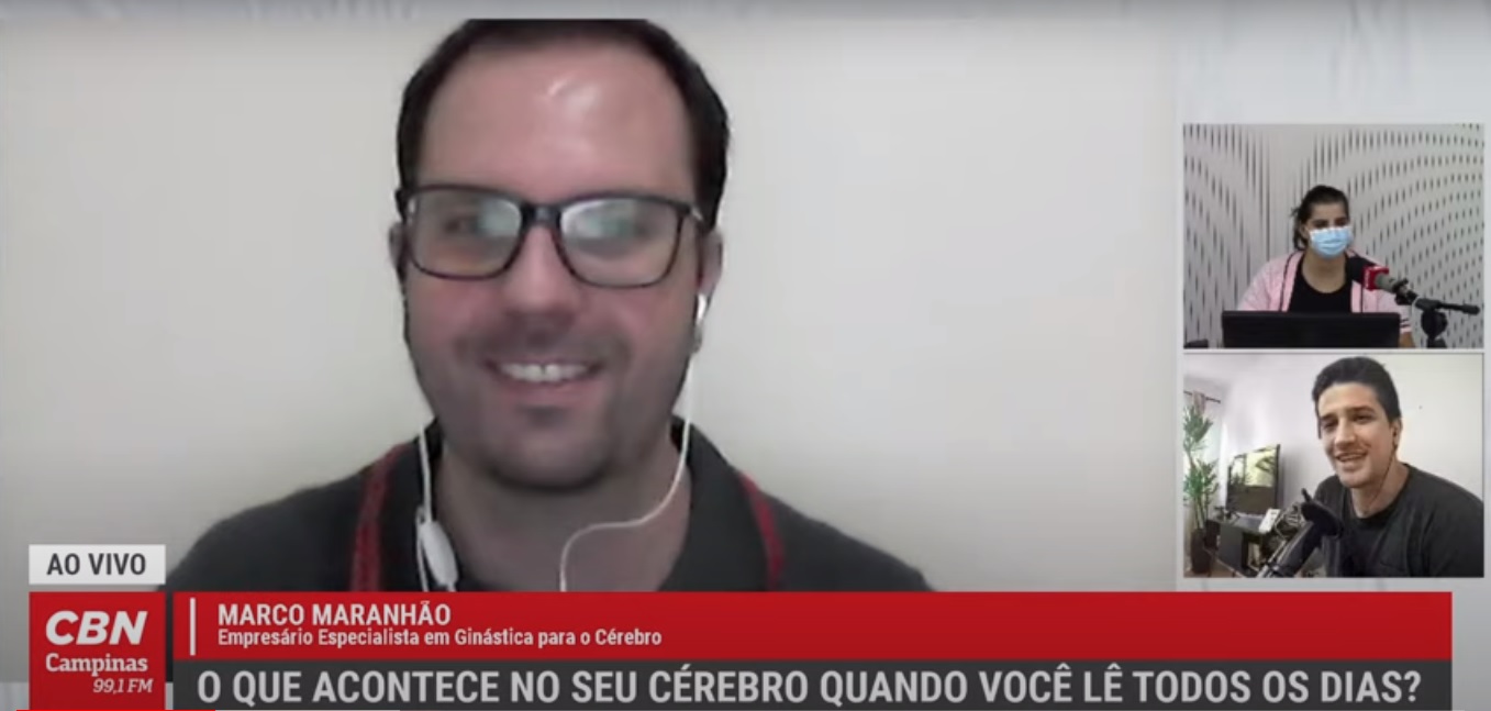 Como o cérebro reage à leitura: Marco Maranhão