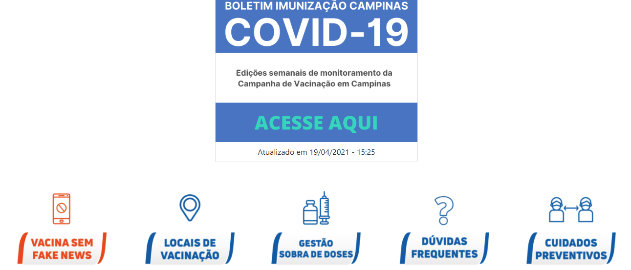 Campinas terá “xepa” da vacina contra a covid-19