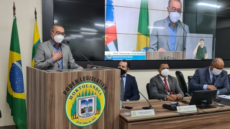 Zezé Gomes toma posse como prefeito de Hortolândia
