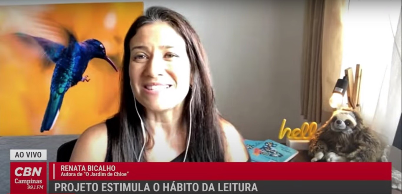 Projeto estimula gratidão e leitura: Renata Bicalho