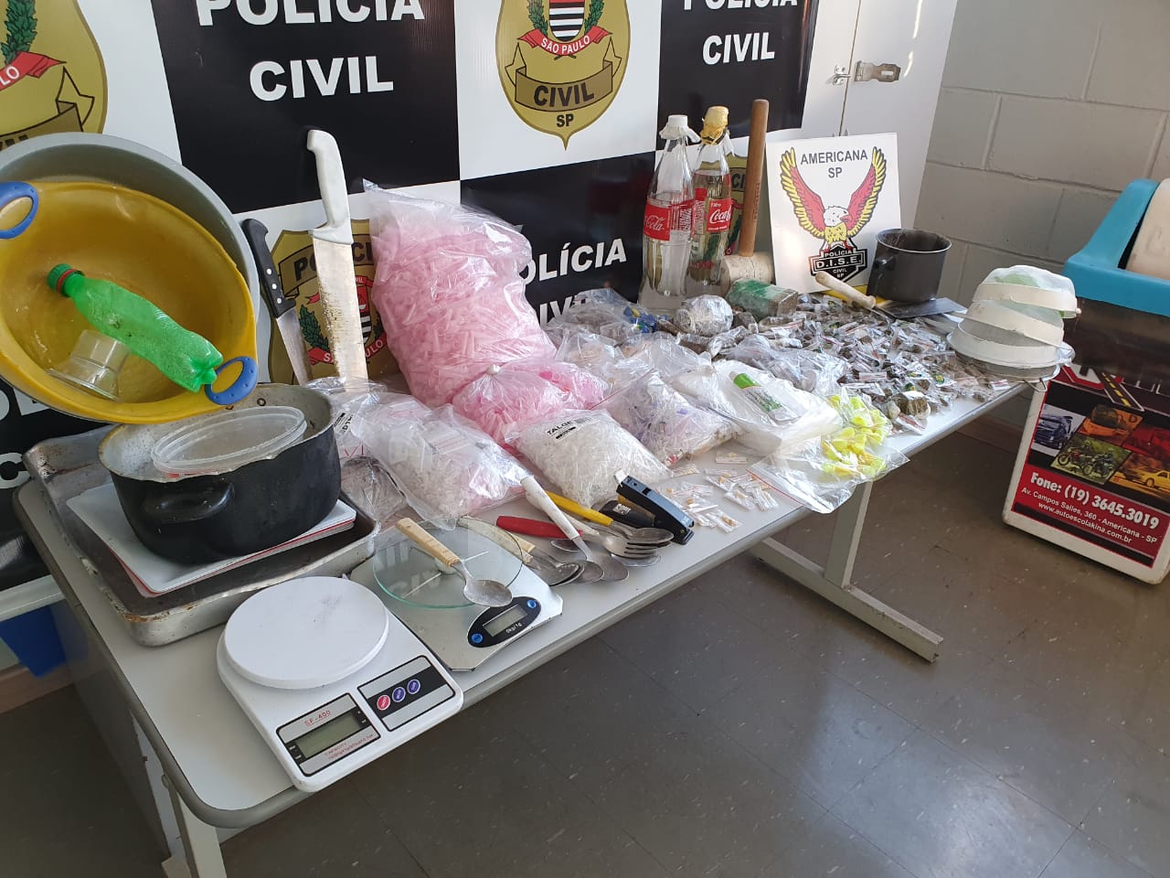 Polícia estoura laboratório de refino de cocaína em Hortolândia – veja o vídeo