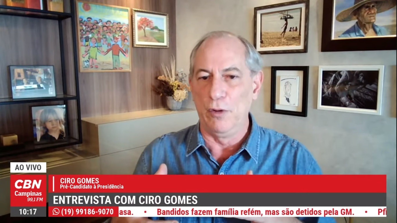 Pré-candidato Ciro Gomes adia visita à Campinas 