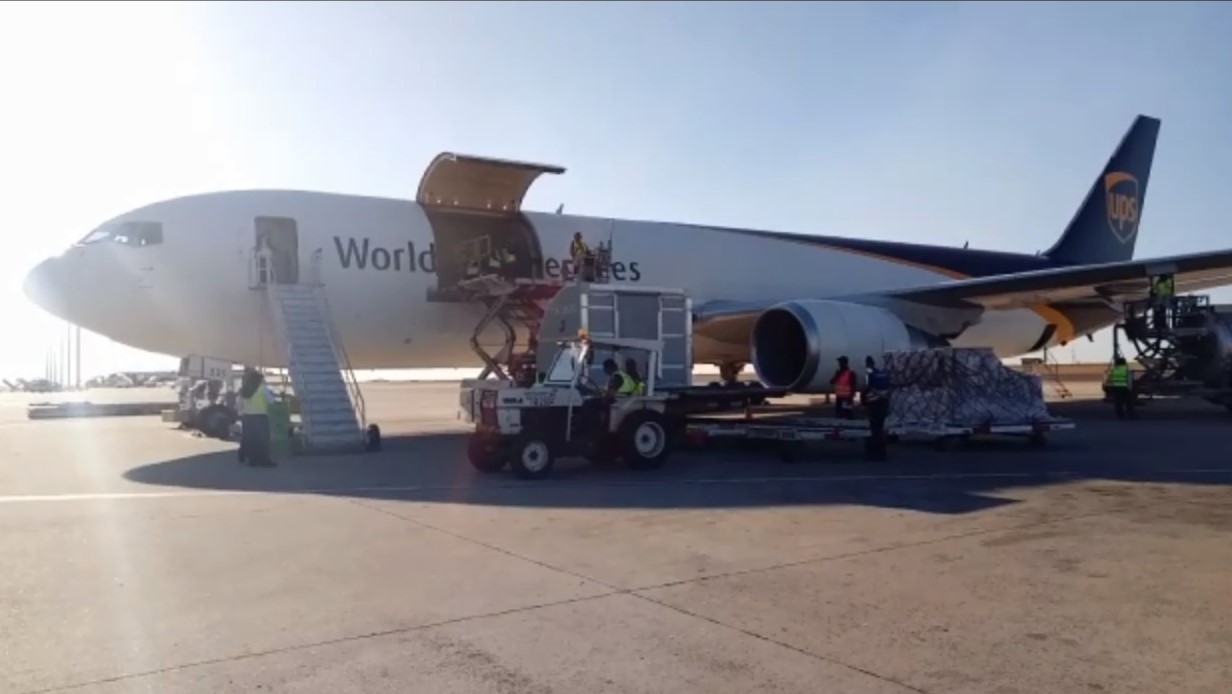 Viracopos recebe mais um milhão de doses da vacina