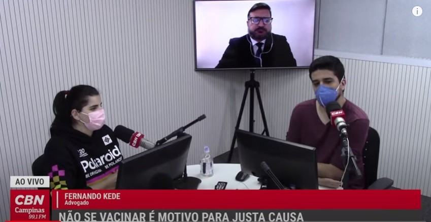 Recusa da vacina e demissão por justa causa: Fernando Kede