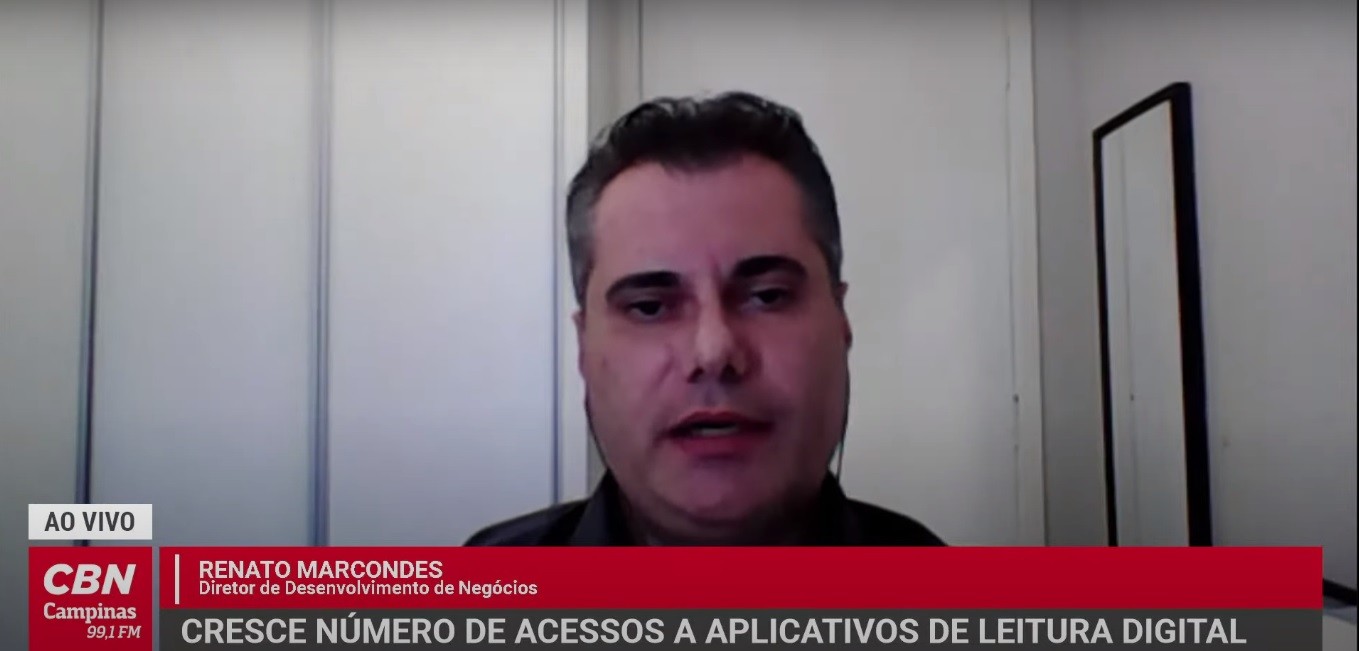 Cresce procura pela leitura digital: Renato Marcondes