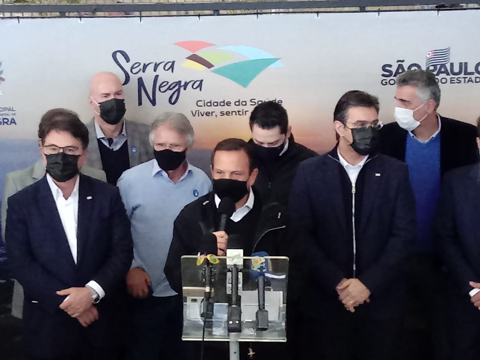 Na região, Doria confirma recurso para garantir vacinas