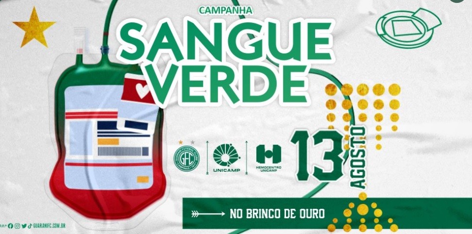 Guarani realiza campanha de doação de sangue