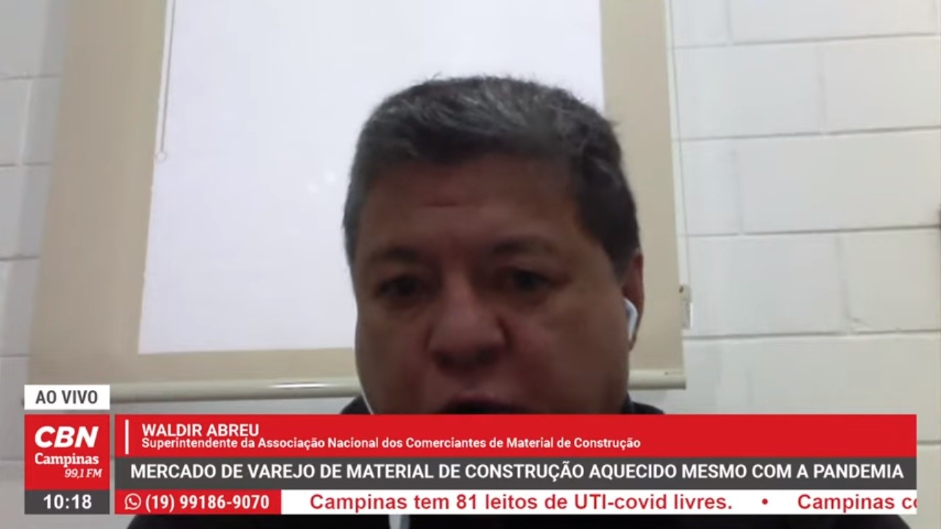 Mercado de material de construção aquecido