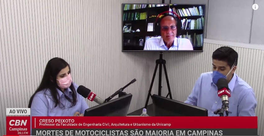 Mortes de motociclistas no trânsito: professor Creso Peixoto
