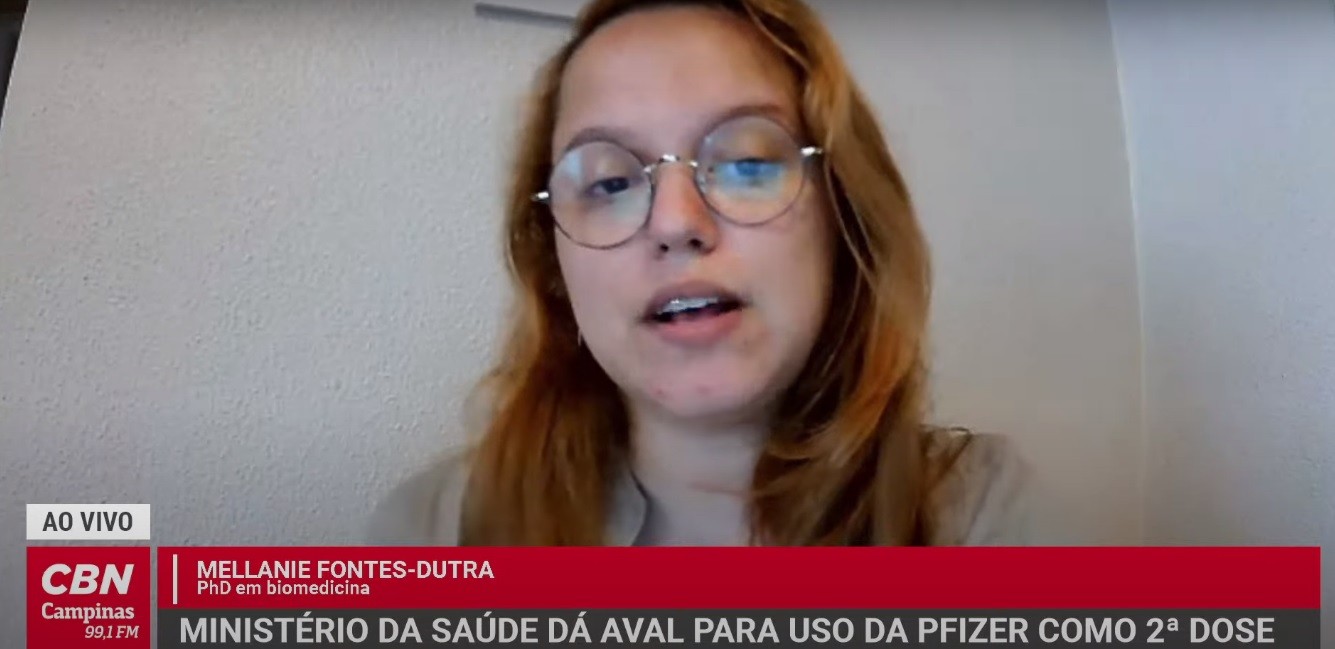 Pfizer e 2ª dose da AstraZeneca: Mellanie Fontes-Dutra