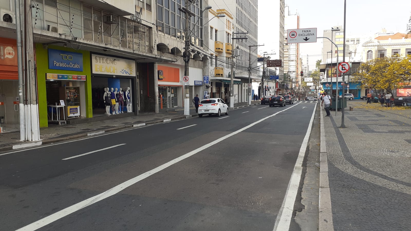 Rua General Osório terá faixa exclusiva para ônibus