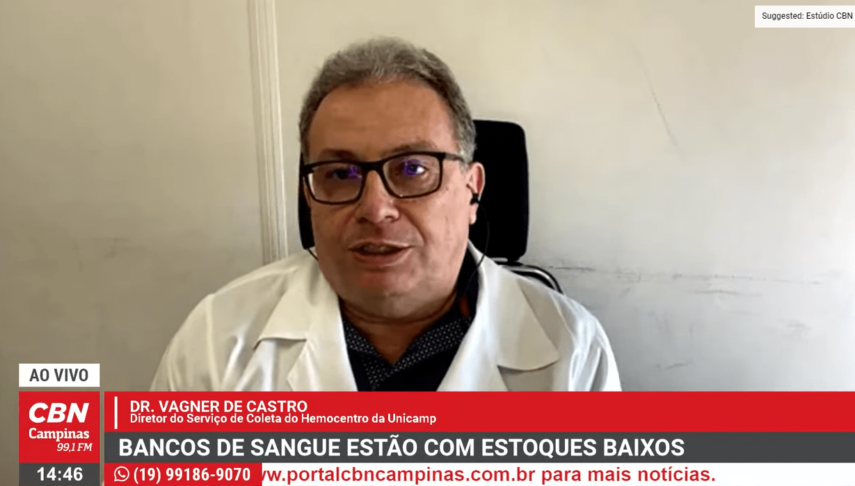 Bancos de sangue estão com estoques baixos