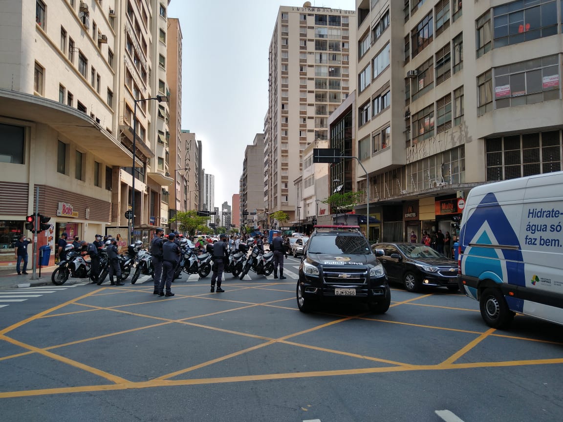 Evento com Doria provoca bloqueios no Centro de Campinas