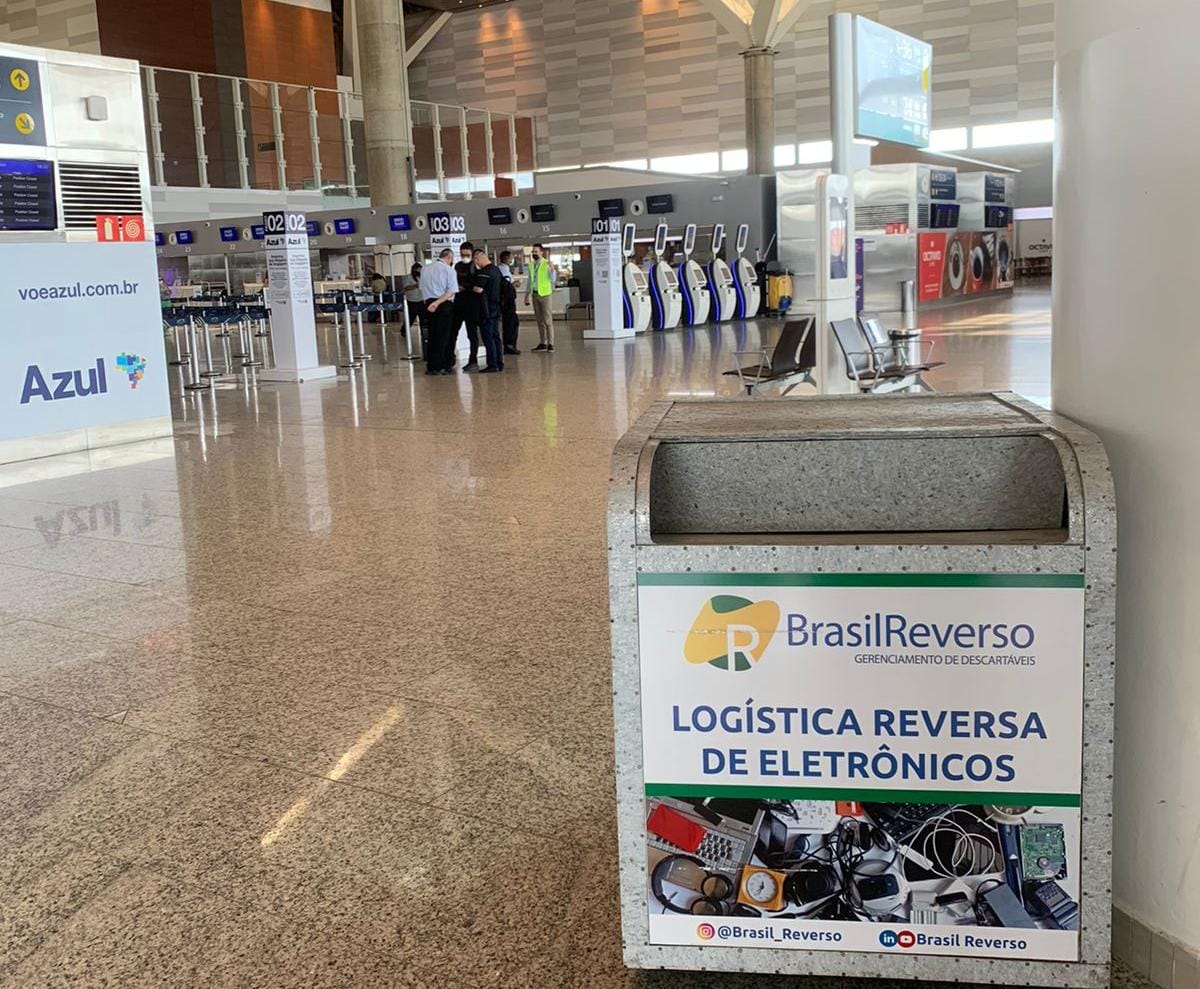 Viracopos e BrasilReverso instalam pontos coleta de lixo eletrônico