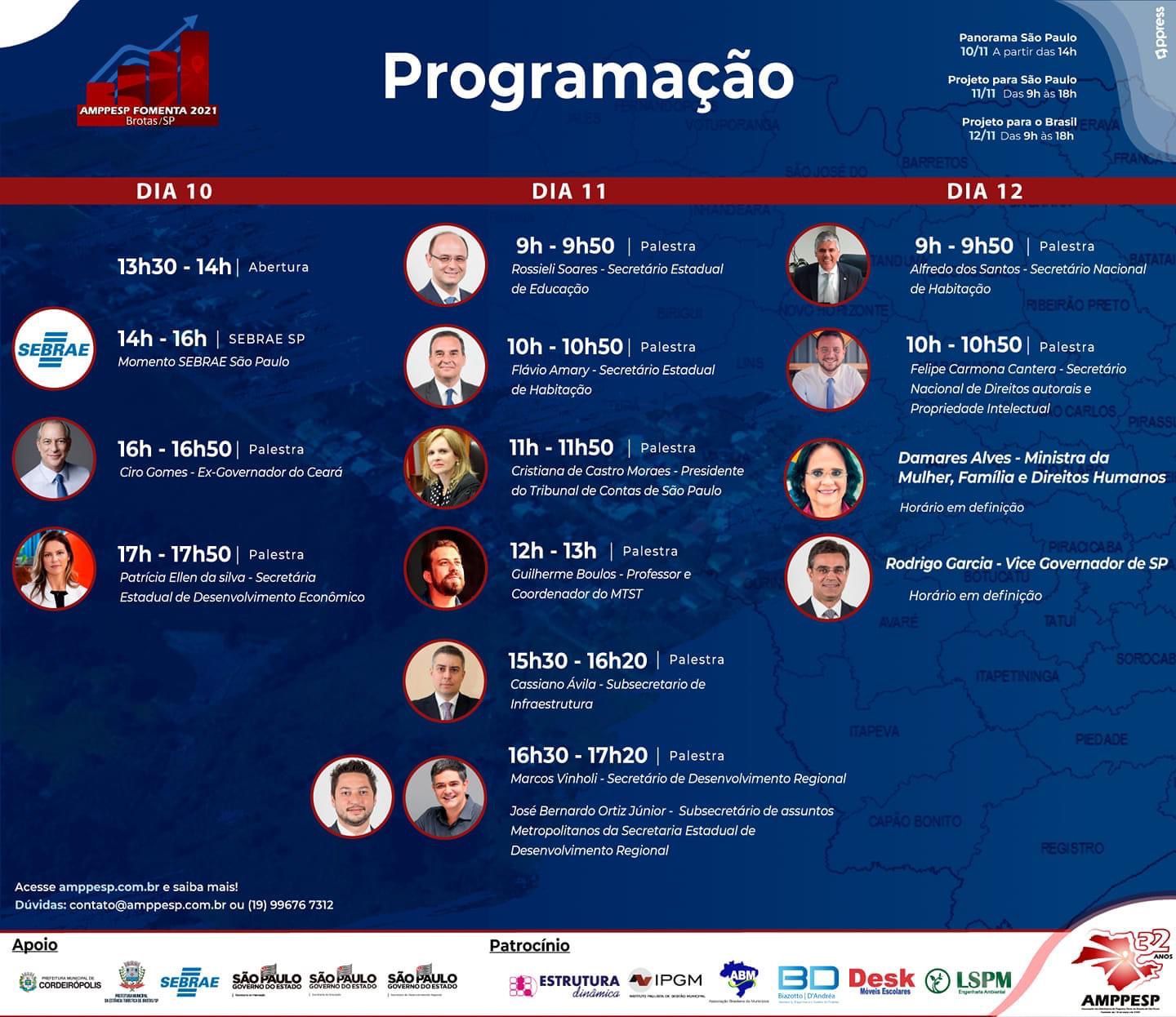 Evento reúne autoridades de nível federal para discutir planos para 2022