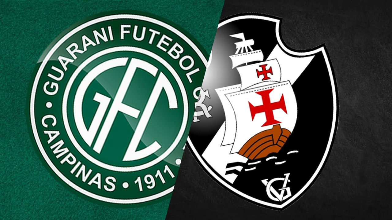 Em confronto direto pelo G4, Guarani recebe o Vasco no Brinco