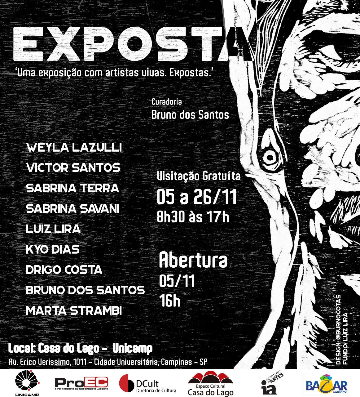 “EXPOSTA: uma exposição” acontece na Casa do Lago