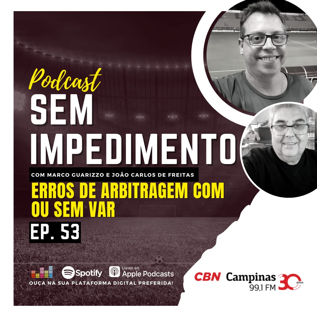 Sem Impedimento: Ep.53 – Erros de arbitragem com ou sem VAR