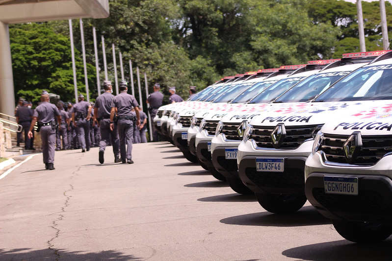 PM da região recebe do estado 73 novas viaturas