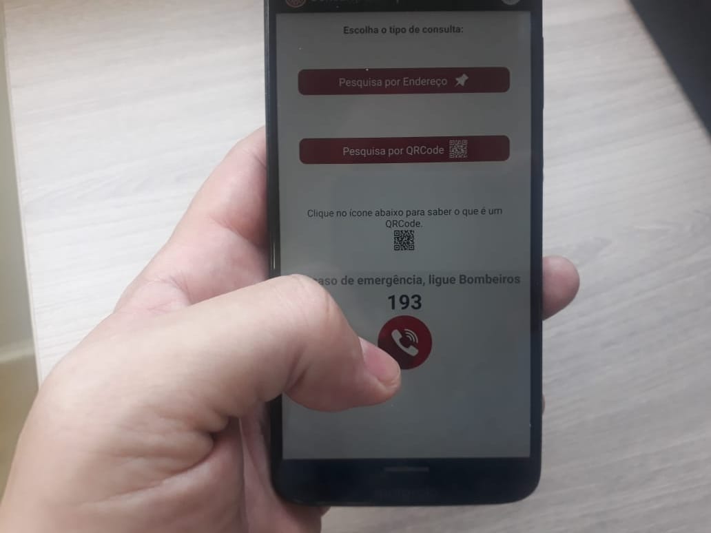 Bombeiros poderão ser acionados através de aplicativo