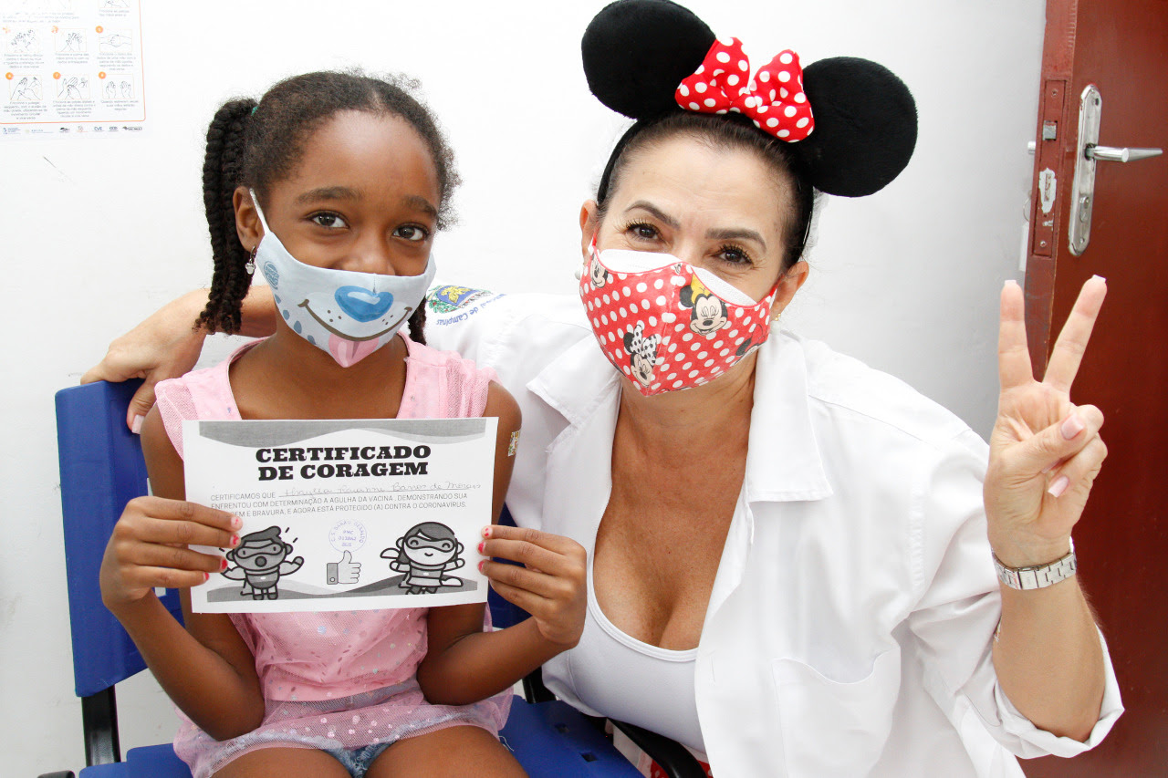 Dia D em Campinas permitiu escolha de vacina pelos pais