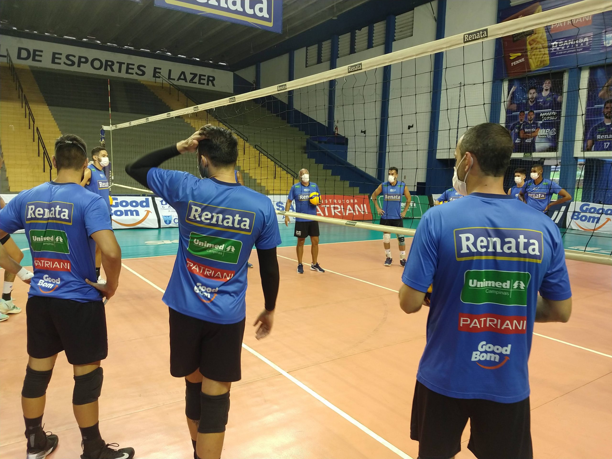 Jogo do Vôlei Renata é adiado por casos de covid-19