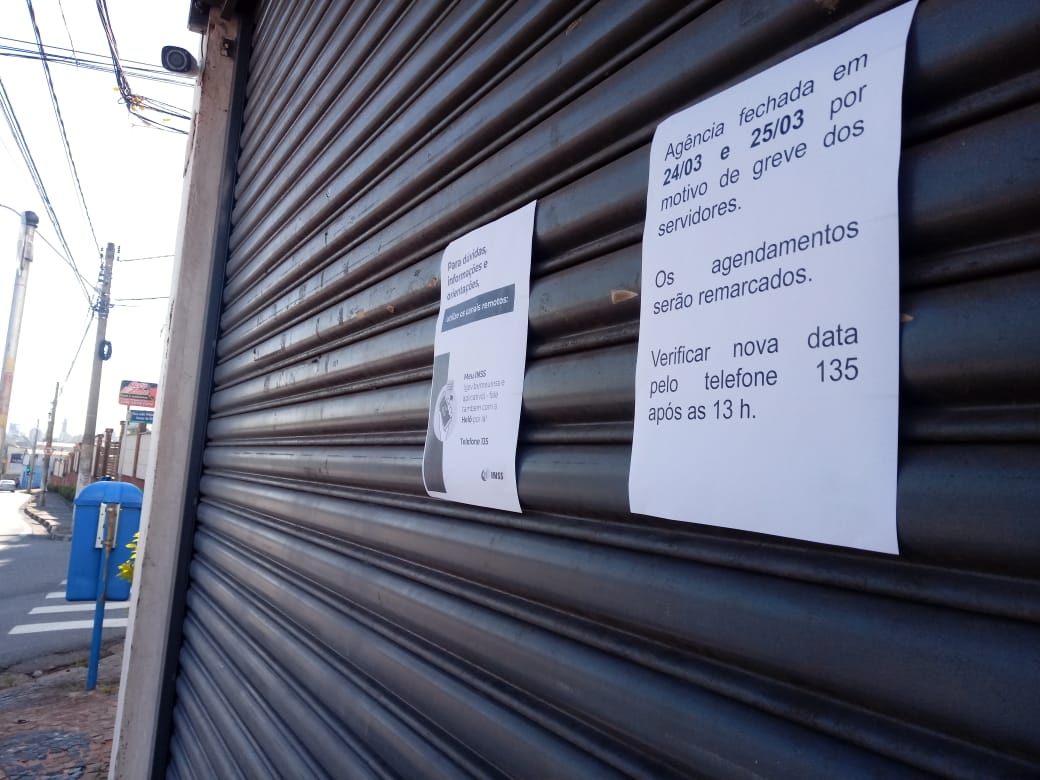 Categoria espera maior adesão neste 2o. dia de greve do INSS