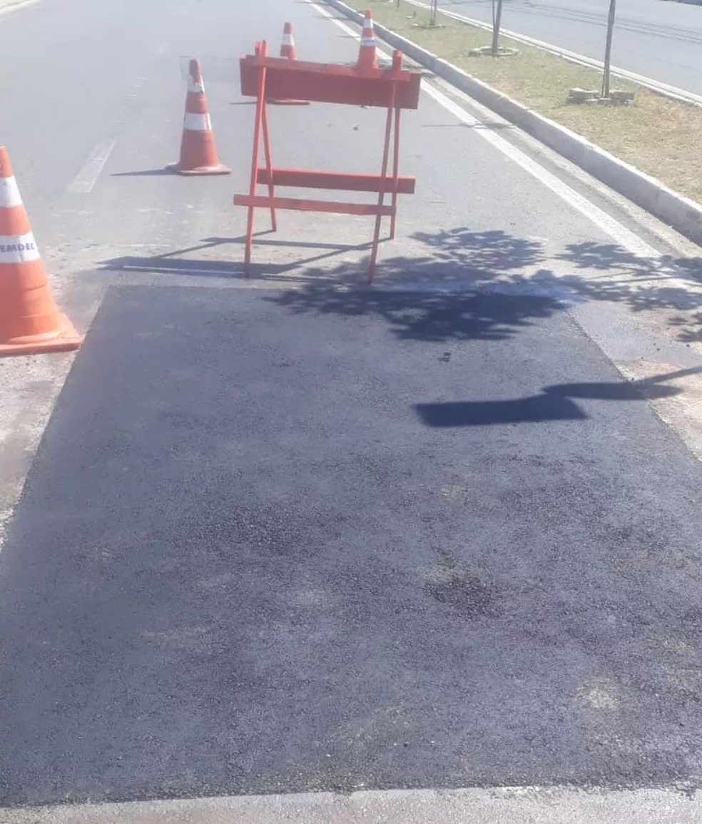 Buraco de obra da Sanasa é fechado após morte de motociclista