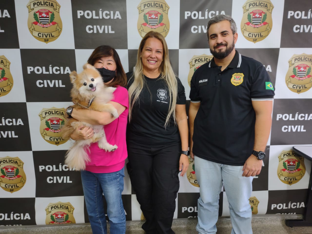 Cachorro roubado em assalto é recuperado pela Polícia Civil