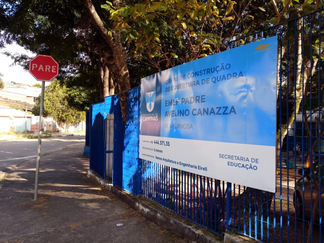 Escola Municipal de Campinas é invadida, furtada e as aulas suspensas