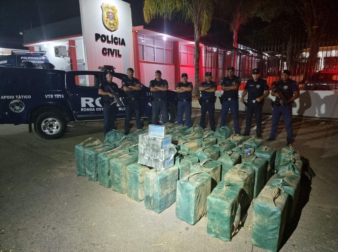 Guarda Municipal apreende 1 tonelada de cocaína em Salto