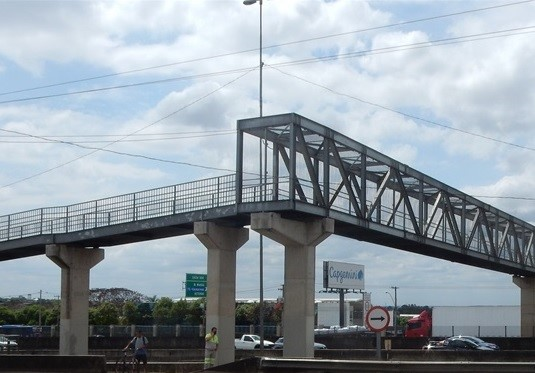 Muitos dos atropelamentos em rodovias ocorrem perto de passarelas