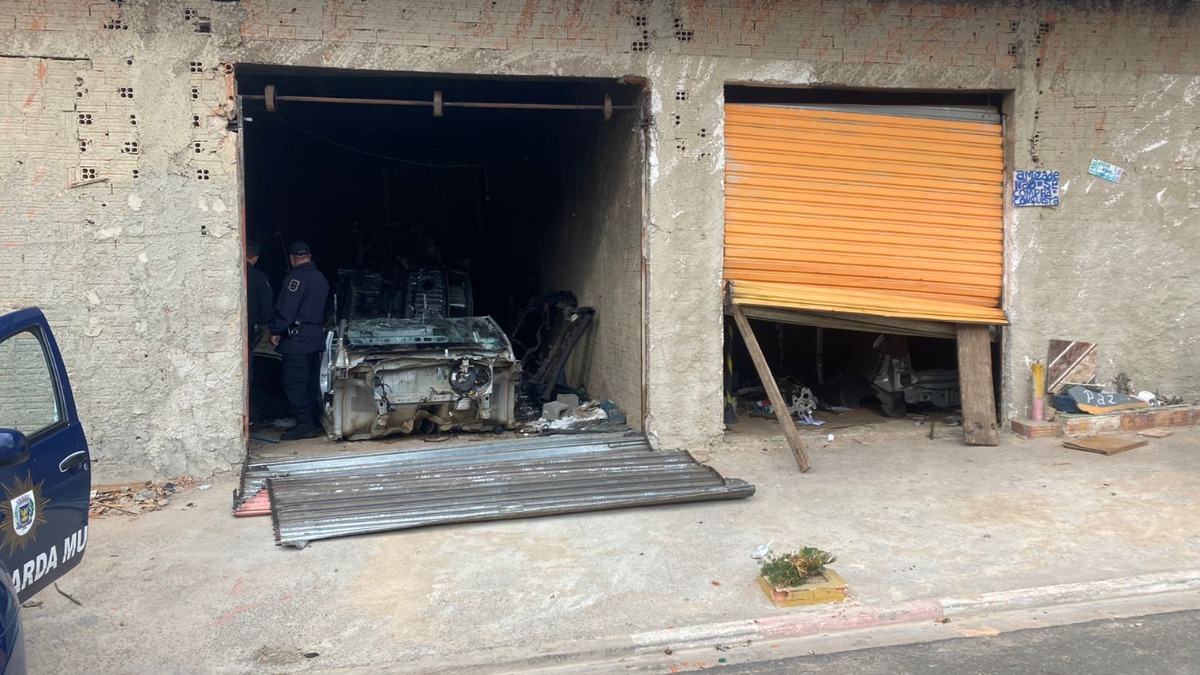 Guarda Municipal descobre desmanche no Ouro Verde