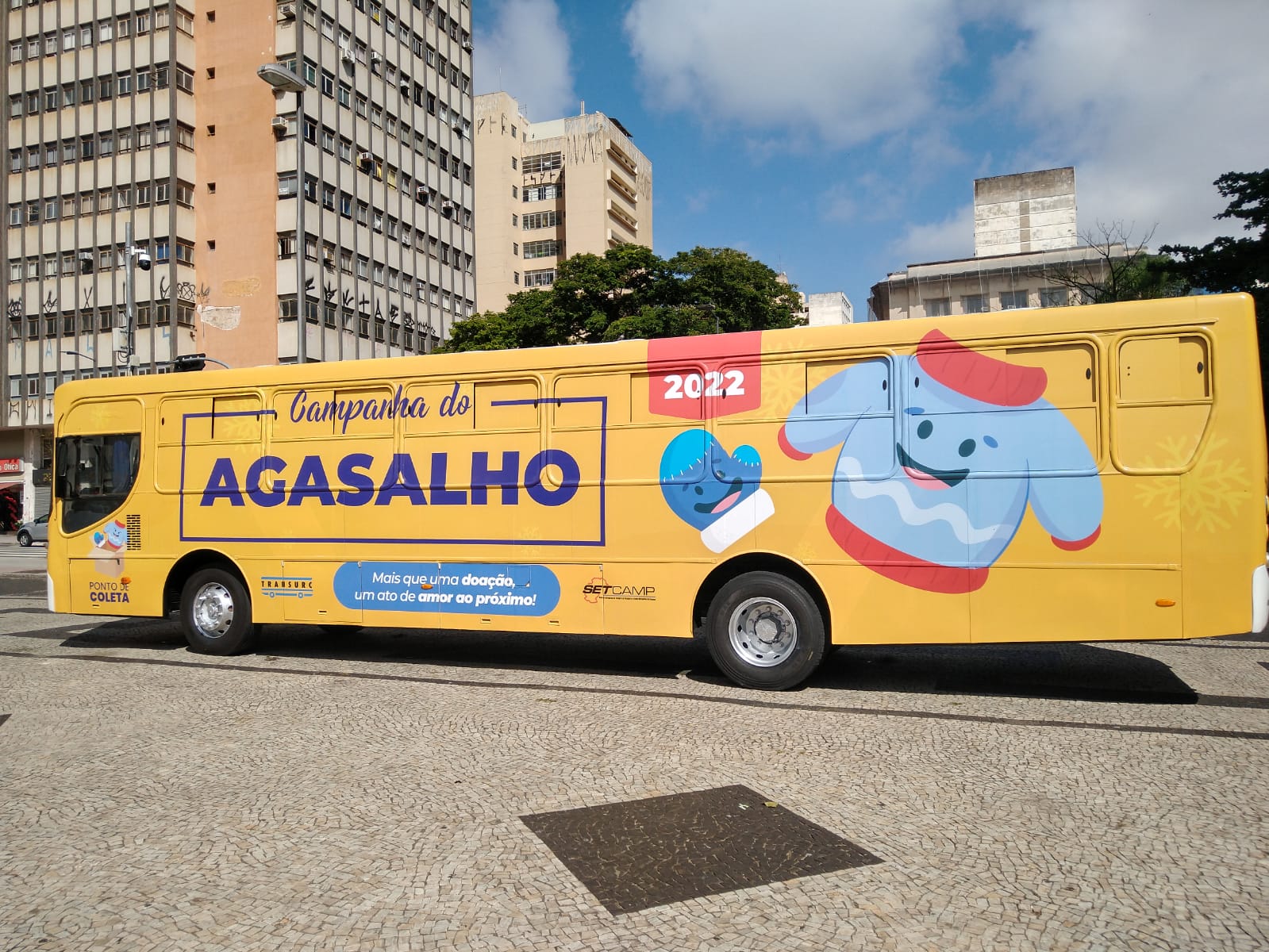 Transurc e Setcamp iniciam a Campanha do Agasalho 2022